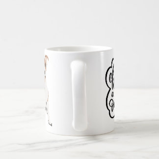 Schöne Tasse mit Hundebild