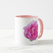 schöne Tasse mit natürlicher Rose (VorderseiteRechts)