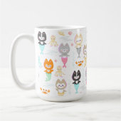 Schöne Tasse mit niedlichen Meerjungfrauen. (Links)