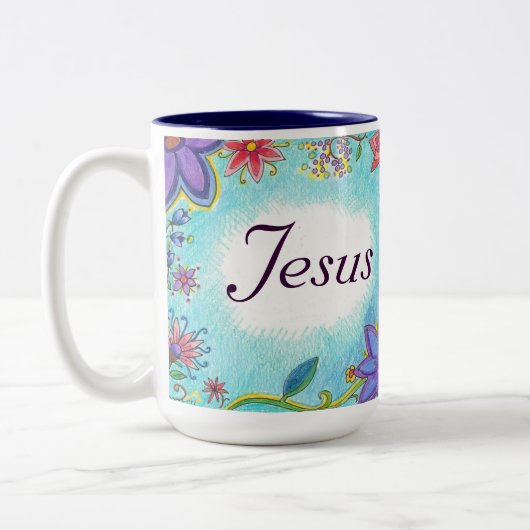 Schöne Tasse mit Scripture von Jesus (Links)