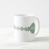 Schöne Tasse mit Symbolen aus dem Staunen (VorderseiteRechts)