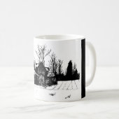 Schöne Tasse mit Winterlandschaft (VorderseiteRechts)
