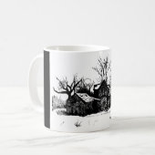 Schöne Tasse mit Winterlandschaft (Vorderseite Links)