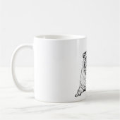 Schöne Tasse - Mops Dog (Links)
