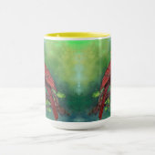 Schöne Tasse Nord Roter Kardinal Bird (Zentrum)