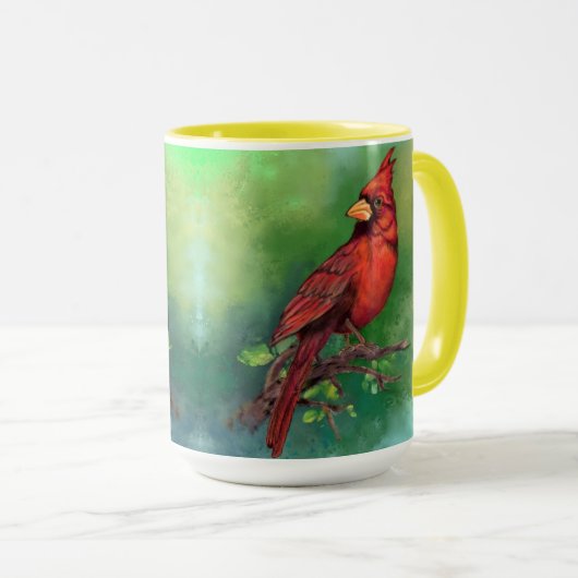 Schöne Tasse Nord Roter Kardinal Bird (VorderseiteRechts)