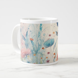 Schöne Tasse Schmetterlingsgetränk