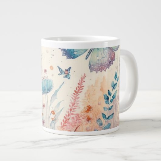 Schöne Tasse Schmetterlingsgetränk (Vorderseite Rechts)