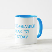 Schöne Tasse Schöne Frage Türkis (VorderseiteRechts)