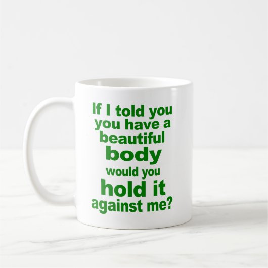 Schöne Tasse - wählen Sie Stil & Farbe (Links)