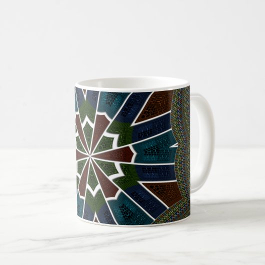 Schöne Tasse-Wrap-Image-Vorlage Kaffeetasse (VorderseiteRechts)