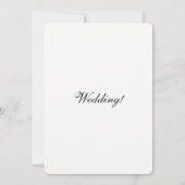 Schöne Tauben Hochzeit Einladung (Rückseite)