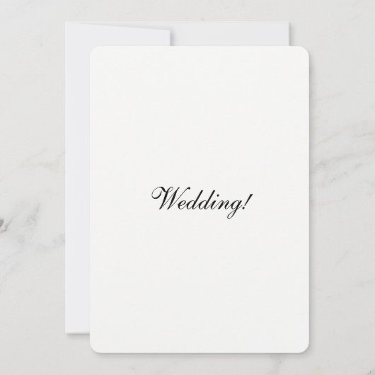 Schöne Tauben Hochzeit Einladung (Rückseite)