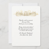 Schöne Tauben Hochzeit Einladung (Vorderseite)