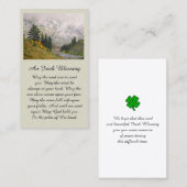 Schöne Taylor River Sympathy Card Visitenkarte (Vorne/Hinten)