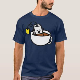 Schöne Teebeutel im Teacup Bad Teelover Teetrinker T-Shirt
