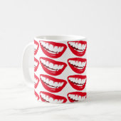 Schöne teeths für Zahnärzte Kaffeetasse (Vorderseite Links)