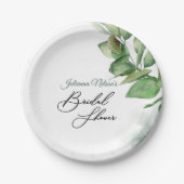 Schöne Teller aus Aquarellpapier (Vorderseite)