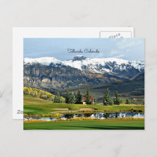 Schöne Telluride, Colorado Landschaft Postkarte (Vorne/Hinten)