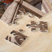 Schöne Terrasse am Comer See, Lombardei, Italien Puzzle (Seite)