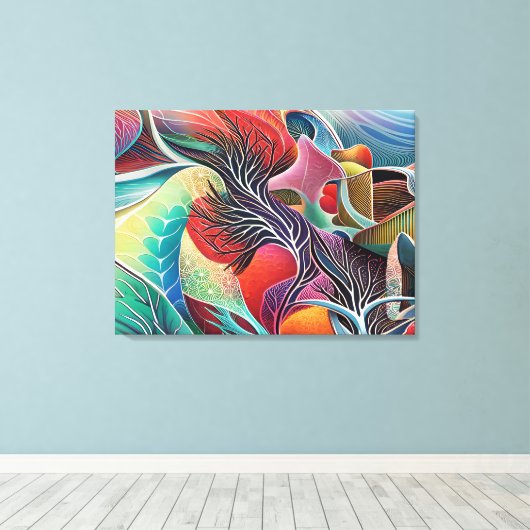 Schöne Texturen Leinwanddruck (Insitu (Holzboden))