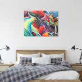 Schöne Texturen Leinwanddruck (Insitu (Schlafzimmer))