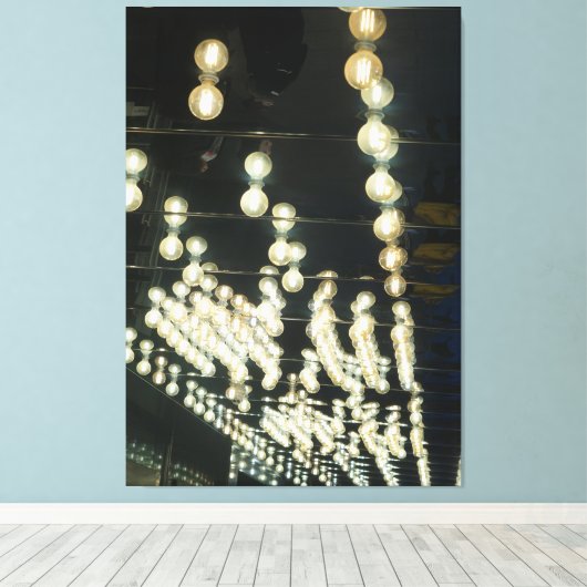 Schöne Theaterbeleuchtung Leinwanddruck (Insitu (Holzboden))