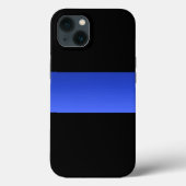 Schöne Thin Blue Line Polizeiwache Case-Mate iPhone Hülle (Rückseite)