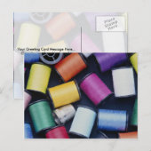 Schöne Threadpools Postkarte (Vorne/Hinten)