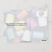 Schöne Threadpools Postkarte (Rückseite)