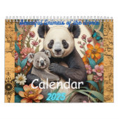 Schöne Tiere der Welt 2025 Kalender (Titelbild)