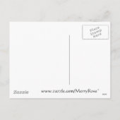 Schöne Tierkarten Feiertagspostkarte (Rückseite)