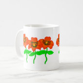 Schöne Tiger Lilies Kaffee Tasse (Vorderseite Links)