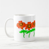 Schöne Tiger Lilies Kaffee Tasse (Links)