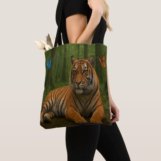 Schöne Tiger-Tragetasche Tasche (Von Nahem)