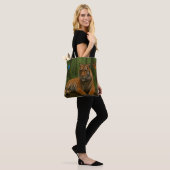 Schöne Tiger-Tragetasche Tasche (Am Model)