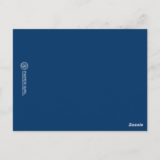 Schöne Tischnummer (benutzerdefinierbarer Hintergr (Rückseite)