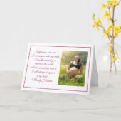 Schöne Tochter Geburtstags Custom Foto aus der Mam Karte (Gelbe Blume)