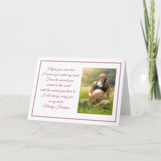 Schöne Tochter Geburtstags Custom Foto aus der Mam Karte (Vorderseite)