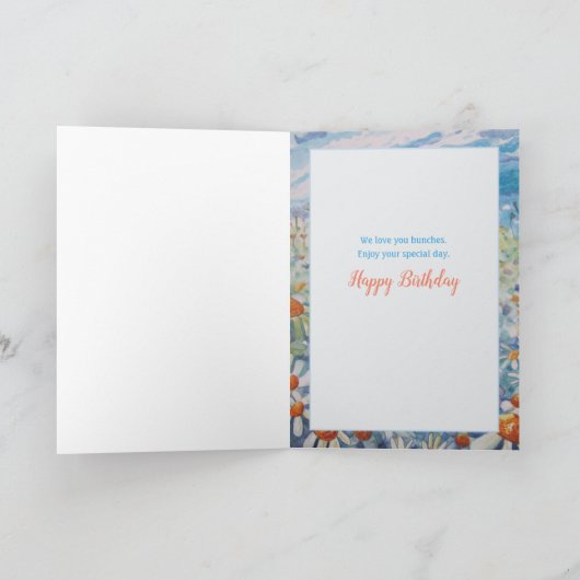 Schöne Tochter Geburtstagskarte Feiertagskarte (Innenseite)