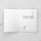 Schöne Tochter - Geburtstagskarte Karte (Innenseite)