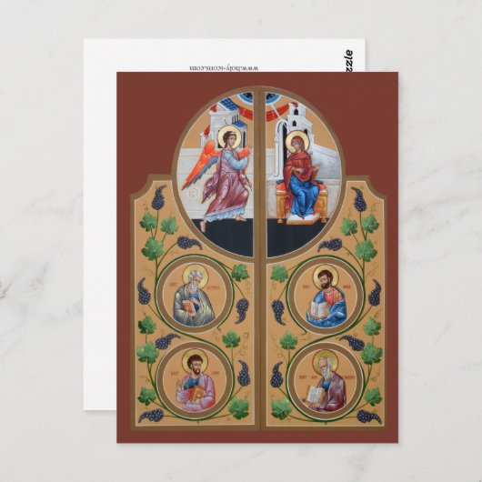 Schöne Tor-Gebetskarte Postkarte (Vorne/Hinten)