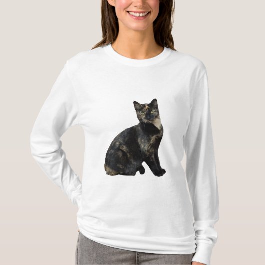 Schöne Tortie Cat, Tortoiseshell, Katze, Kitten T-Shirt (Vorderseite)