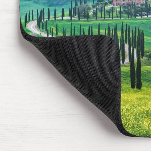 Schöne Toskana, Italien Mousepad (Ecke)