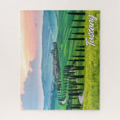 Schöne Toskana, Italien Puzzle (Vertikal)