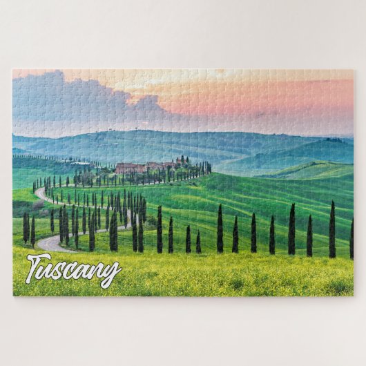 Schöne Toskana, Italien Puzzle (Horizontal)