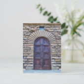 Schöne toskanische Türe | Florenz Italien Postkarte (Stehend Vorderseite)