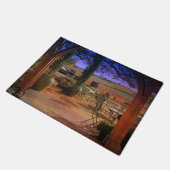 Schöne toskanische Türmatte (Schrägansicht)