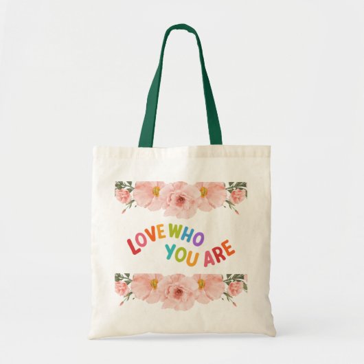 Schöne Tote Bag - LIEBE, WER SIE SIND Tragetasche (Vorne)