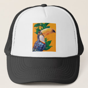 Schöne Toucan Bird Malerei Truckerkappe
